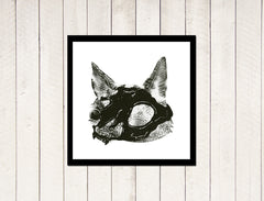 Digital print skulls yuli sefarty