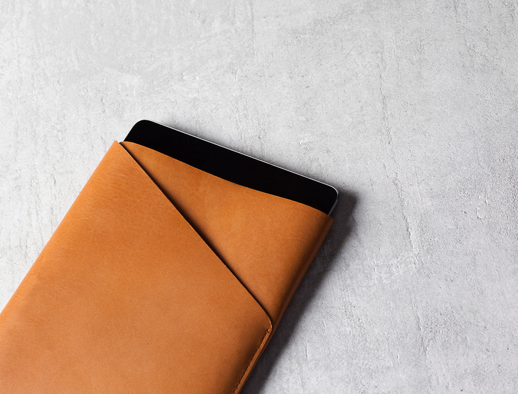 Slim Fit iPad Air Sleeve - Tan