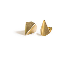 Triangle Stud Earrings Gold-filled