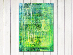 acrylic painting on canvas crop