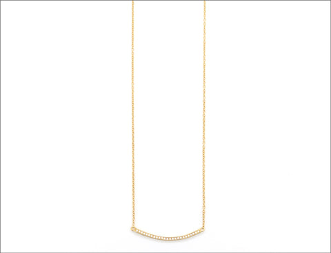 Crystal Bar Necklace
