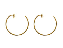 Disco Hoops (Gold Vermeil)