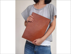Handstitched Leather Document Folder