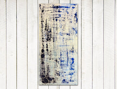 acrylic painting on canvas threadwork