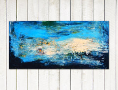 acrylic painting on canvas wrecked
