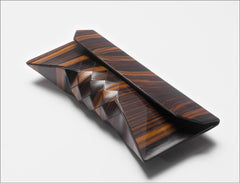 Handmade Ebony Wood Clutch
