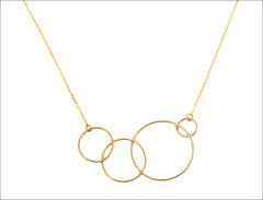 Gold Circle Necklace