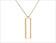 Gold Rectangle Necklace