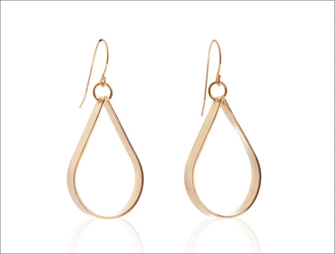 Gold Teardrop Earrings