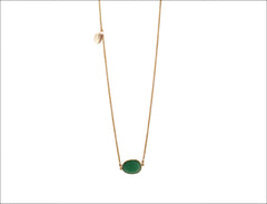 Green Onyx Vermeil Jessica Necklace/Bracelet