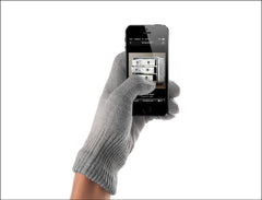 Touchscreen Gloves Natural Grey
