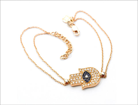 Rose Gold Hamsa Bracelet