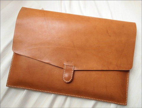 Handstitched Personalized Leather 13" Macbook Pro/Macbook Air Case
