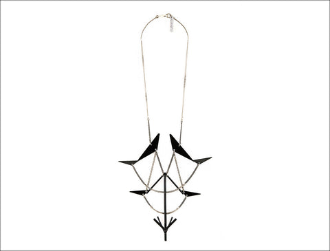 Leona Necklace Black