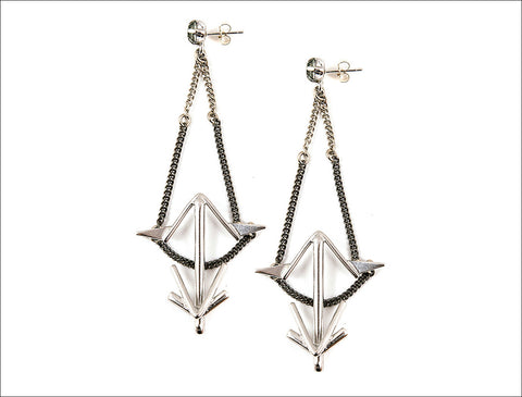 Leona Earrings Silver