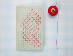 Embroidered A5 Sketchbook
