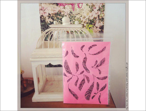 Pink Feathers Notebook