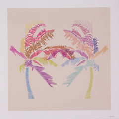jimojunk palm trees on my mind drawing