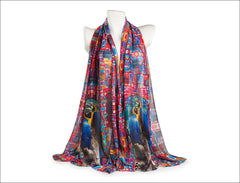Parrot Printed Scarf