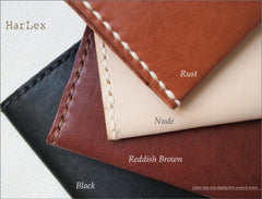Handstitched Leather Personalized Passport Case