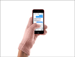 Touchscreen Gloves Coral Pink