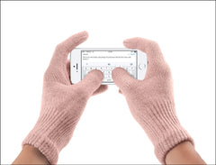 Touchscreen Gloves Coral Pink