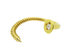 So Screw Me Bangle (Gold Vermeil)