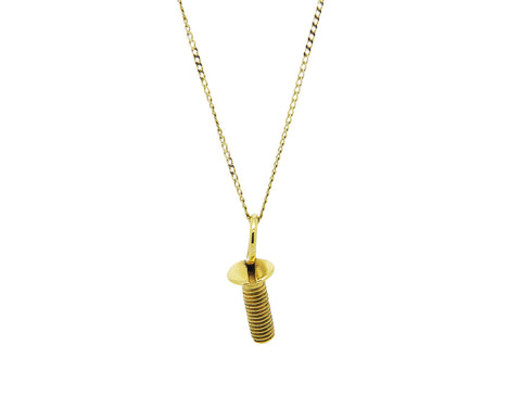 Screw You Pendant (Gold Vermeil)