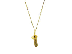 Screw You Pendant (Gold Vermeil)