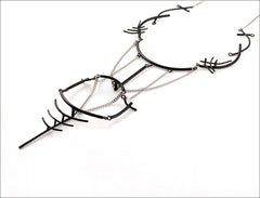 Simone Necklace Black and White