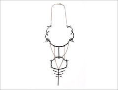 Simone Necklace Black and White