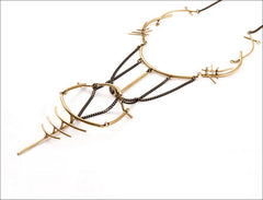Dario's Simone Necklace Brass
