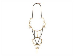 Dario's Simone Necklace Brass