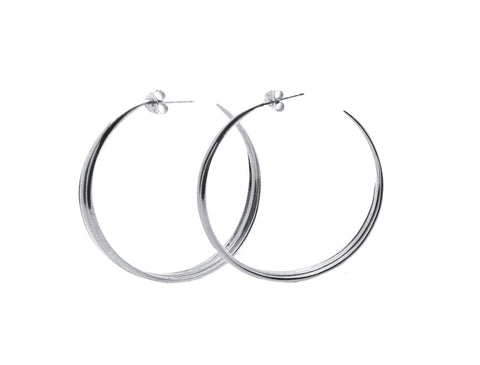 Spike Hoops (Silver)