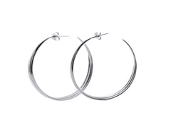 Spike Hoops (Silver)