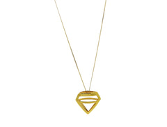 Supergirl Pendant (Gold Vermeil)