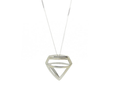 Supergirl Pendant (Silver)