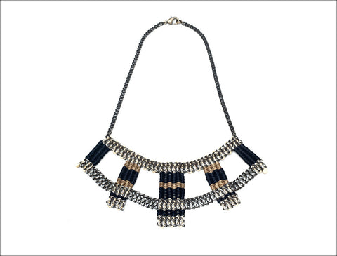 Tamar Handmade Woven Necklace