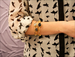 Black Onyx Emma Bangle