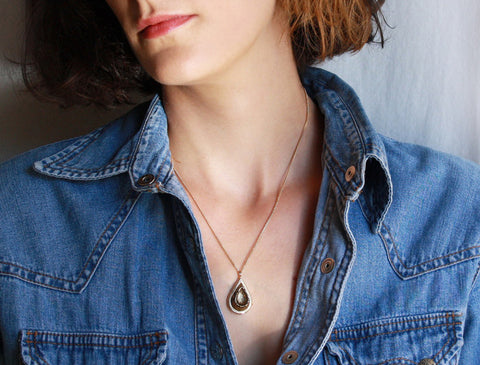 Tiny Drop Necklace
