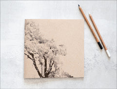 Handmade Large Tree Print Screen Journal