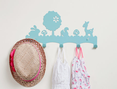 Turquoise Kids Forest Rack