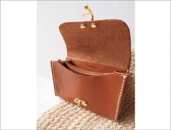Handstitched Personalized Leather Wallet