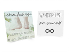 wanderlust, free yourself, infinity tattoo