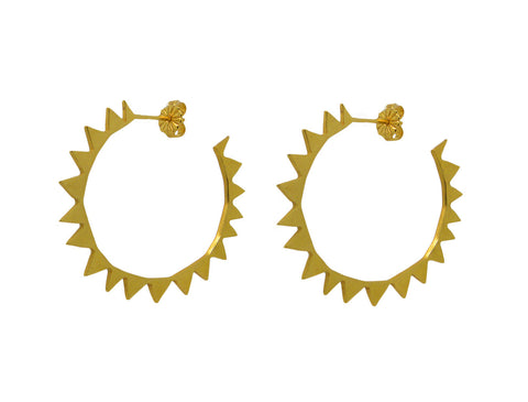 WatchOUT! Killer Hoops (Gold Vermeil)