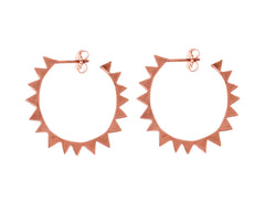 WatchOUT! Killer Hoops (Rose-Gold Vermeil)