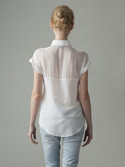 Stark Naked White Bettie Blouse