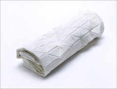White Origami Geometric Pillow