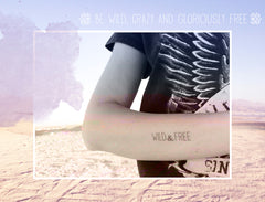 wild & free tattoo